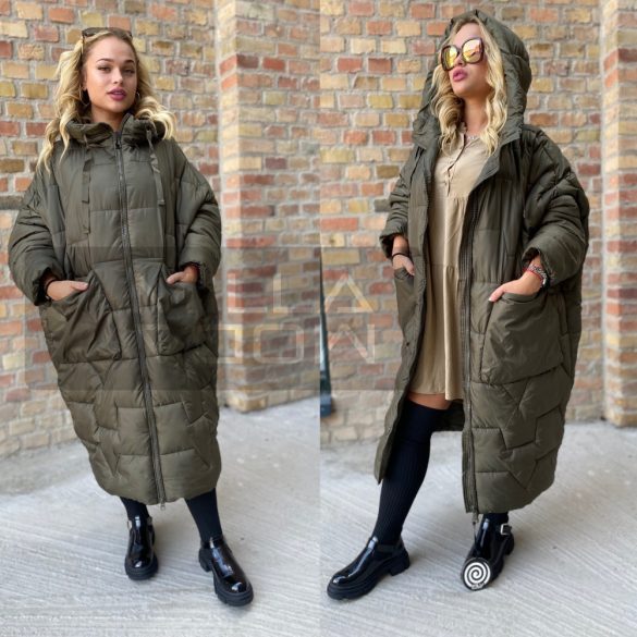 Szófia oversize 2210 kabát -khaki