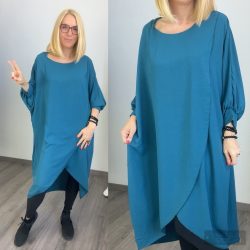 Daniella oversize ruha91226-petrol