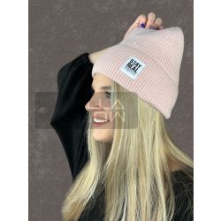 Stay Real bélelt kötött sapka UNISEX 55-11 - púder